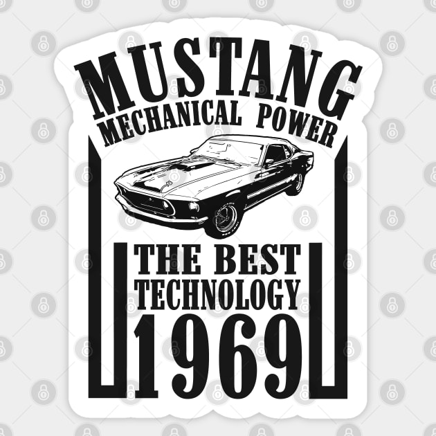 Mustang Sticker by PedroVale